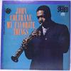 JOHN COLTRANE: MY FAVORITE THINGS