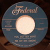 JOY RITE SINGERS: YOU BETTER MIND / WHAT ABOUT YOU